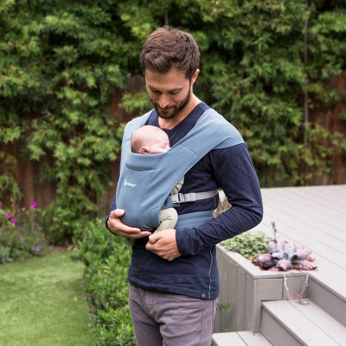 Ergobaby Embrace Carrier Oxford Blue – Baby Care Nursery
