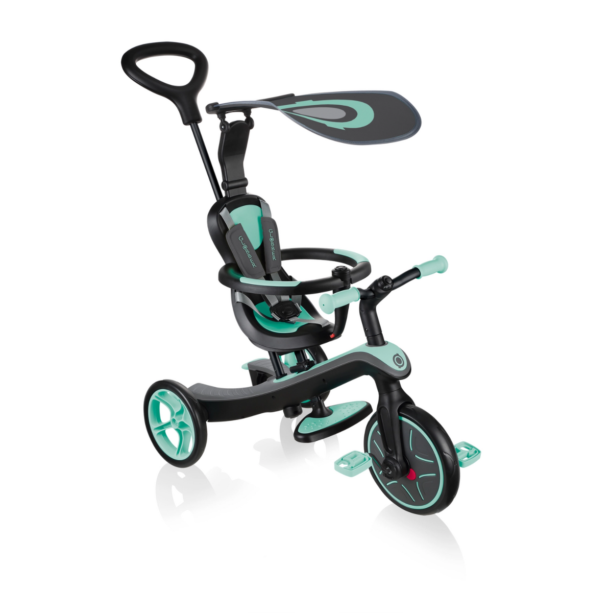 Globber Explorer Trike 4 in 1 - Mint – Baby Care Nursery