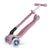 Globber ECOLOGIC PRIMO Foldable Scooter with Lights - Berry