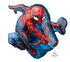 Supershape XL Spiderman Foil Balloon
