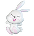 Bunny Pink Foil Balloon
