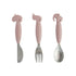 Done By Deer Easy Grip Cutlery Set - Powder