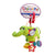 123 Grow Clip On Pal - Green Activity Elephant