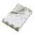 Little Bonbon Cot Blanket 150cm x 100cm - Zig Zag Mint/Beige/White