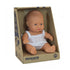 Miniland Doll - Anatomically Correct Baby, Caucasian Girl, 21 cm