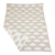Little Bonbon Cot Blanket 150cm x 100cm - Clouds Beige/White