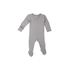 L'oved Baby Organic Footed Overall - Light Gray