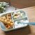 Beaba Silcone Suction Divided Plate & Spoon