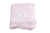Little Bonbon Baby Shawl Lattice Knit - Mushroom Pink