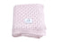 Little Bonbon Baby Shawl Lattice Knit - Mushroom Pink