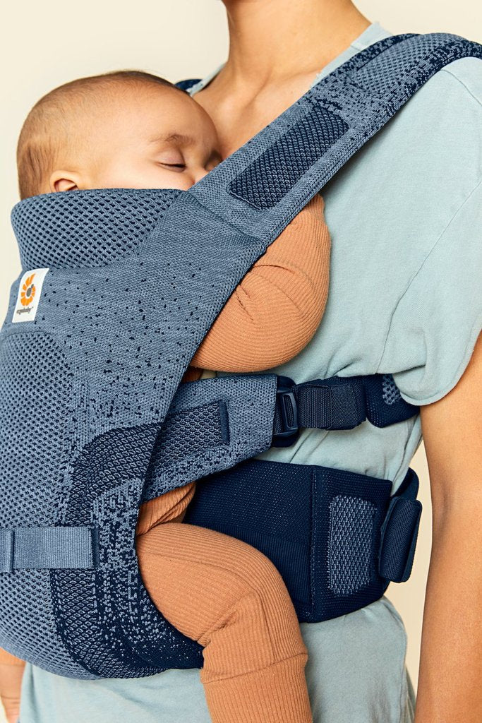 Ergobaby Aerloom Carrier - Ocean Blue – Baby Care Nursery