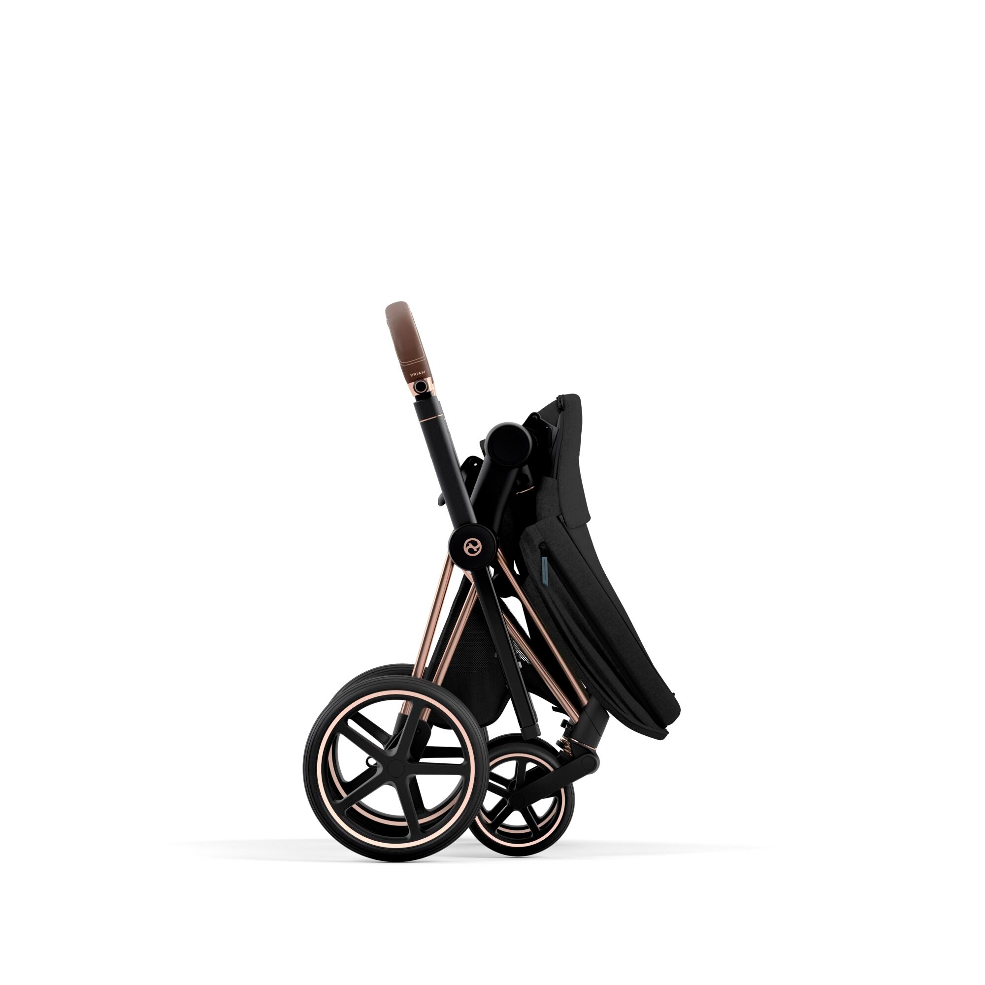 Cybex Priam V22 (Rose Gold/Black) Lux Carry Cot Package – Baby