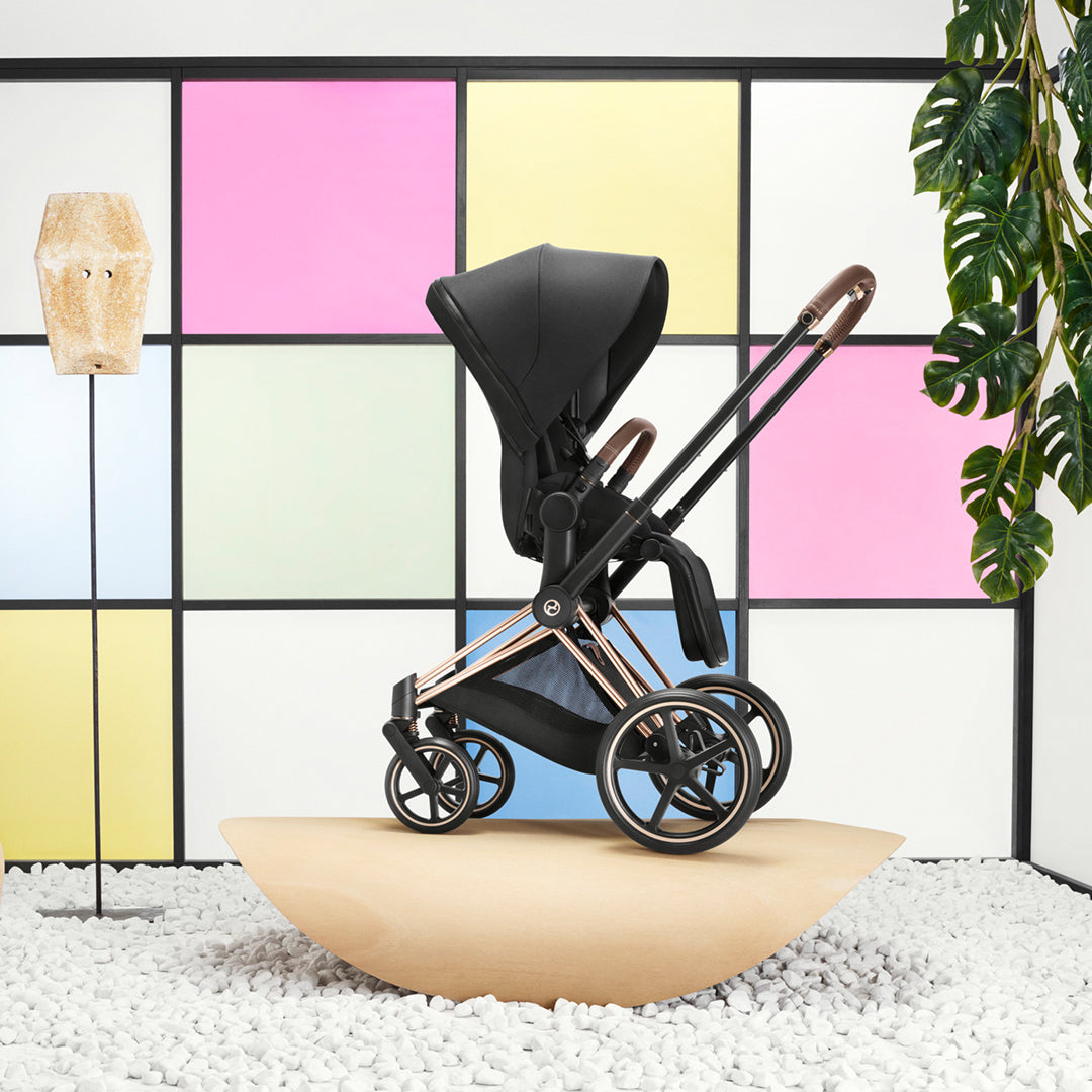 Seat Pack Cybex Priam Lux 2019 Rose Gold E-Priam Bassinet Stroller