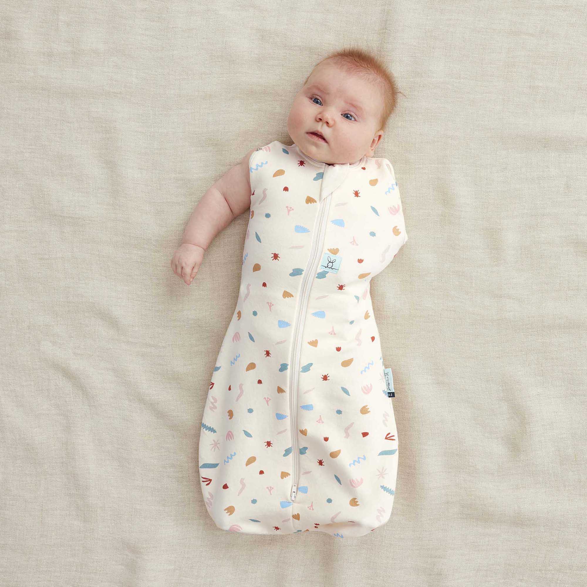 ergoPouch Cocoon Swaddle Bag 0.2 TOG Desert Bloom Baby Care Nursery
