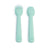 We Might Be Tiny Feedie Fork & Spoon Set - Mint