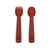 We Might Be Tiny Feedie Fork & Spoon Set - Rust