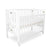 Babyhood Fold N Go Timber Cot - White