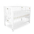 Babyhood Fold N Go Timber Cot - White