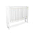 Babyhood Fold N Go Timber Cot - White