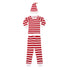 L'oved Baby Organic Holiday Kids L/Sleeve PJ & Cap Set - Peppermint