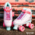 LMNADE Vibe Quad Roller Skates - Flowers Pink