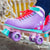 LMNADE Vibe Quad Roller Skates Purple - Stars