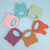 We Might Be Tiny Bear Teether - Dusty Rose