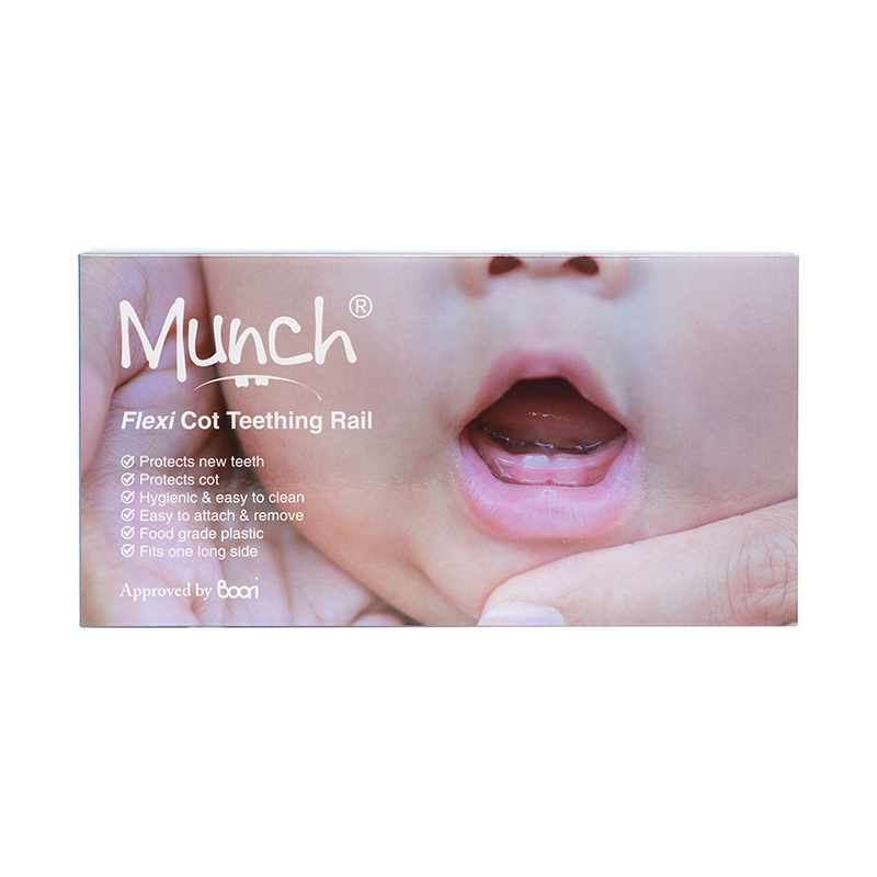Munch Cot Teething Rail Flexi Clear Baby Care Nursery