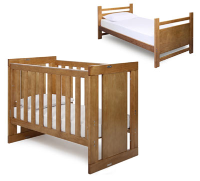 Grotime Sleepover 5-in-1 Cot/Bed Teak – Baby Care Nursery