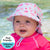 Bedhead Girls Beach Legionnaire Hat UPF50+ 'Ice Cream' Print