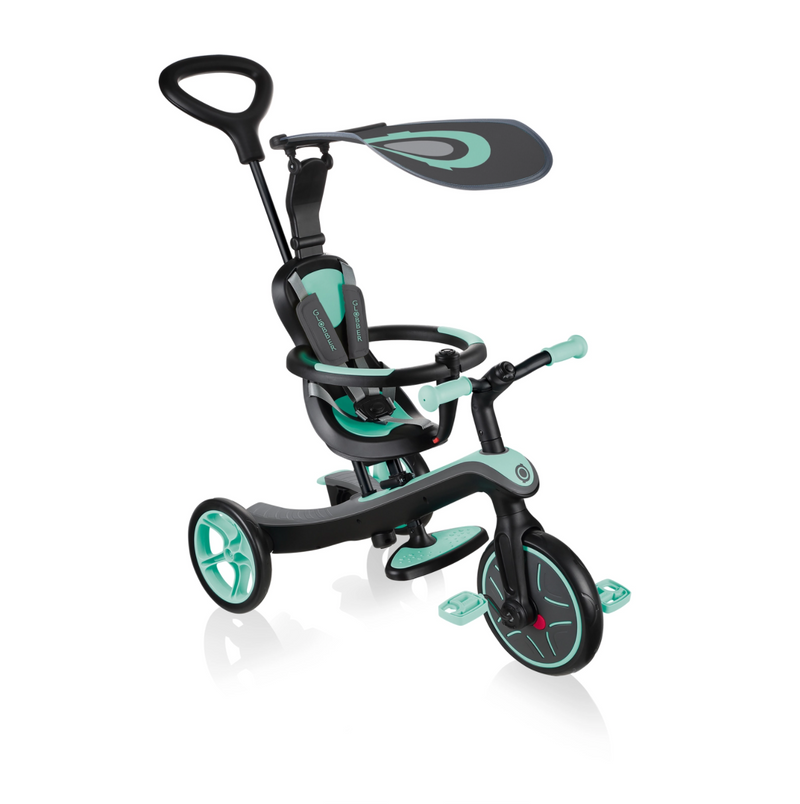 GLOBBER 4in1 EXPLORER TRIKE ミント Globber Explorer Trike 4 in 1 - Mint – Baby Care Nursery