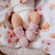 Pink Merino Wool Bonnet & Booties