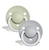 BIBS De Lux Silicone Night Glow Sage/Cloud