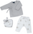 Living Textiles Organic Muslin Kimono Layette Set 0-3 mths - Dandelion