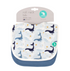 All4Ella Roll Neck Bib 2pk - Whales