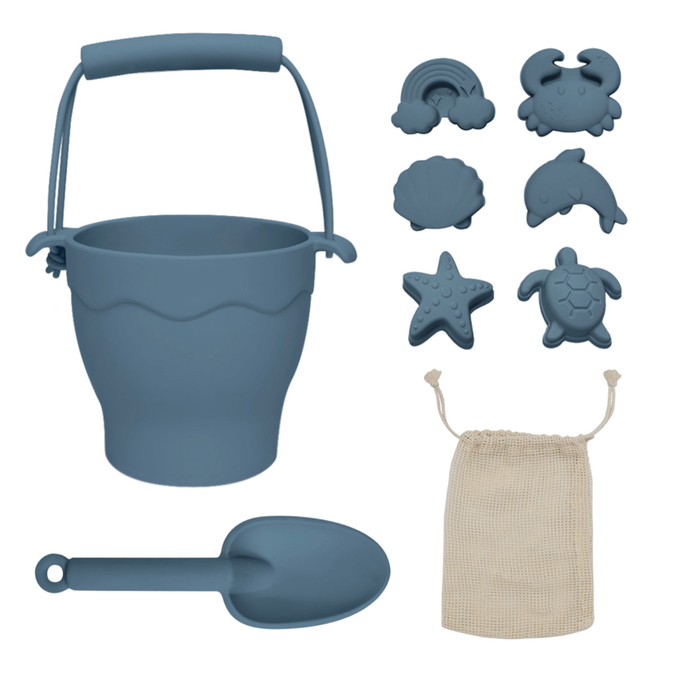 Playground Silicone 8pc Bucket Spade Set Baby Care Nursery