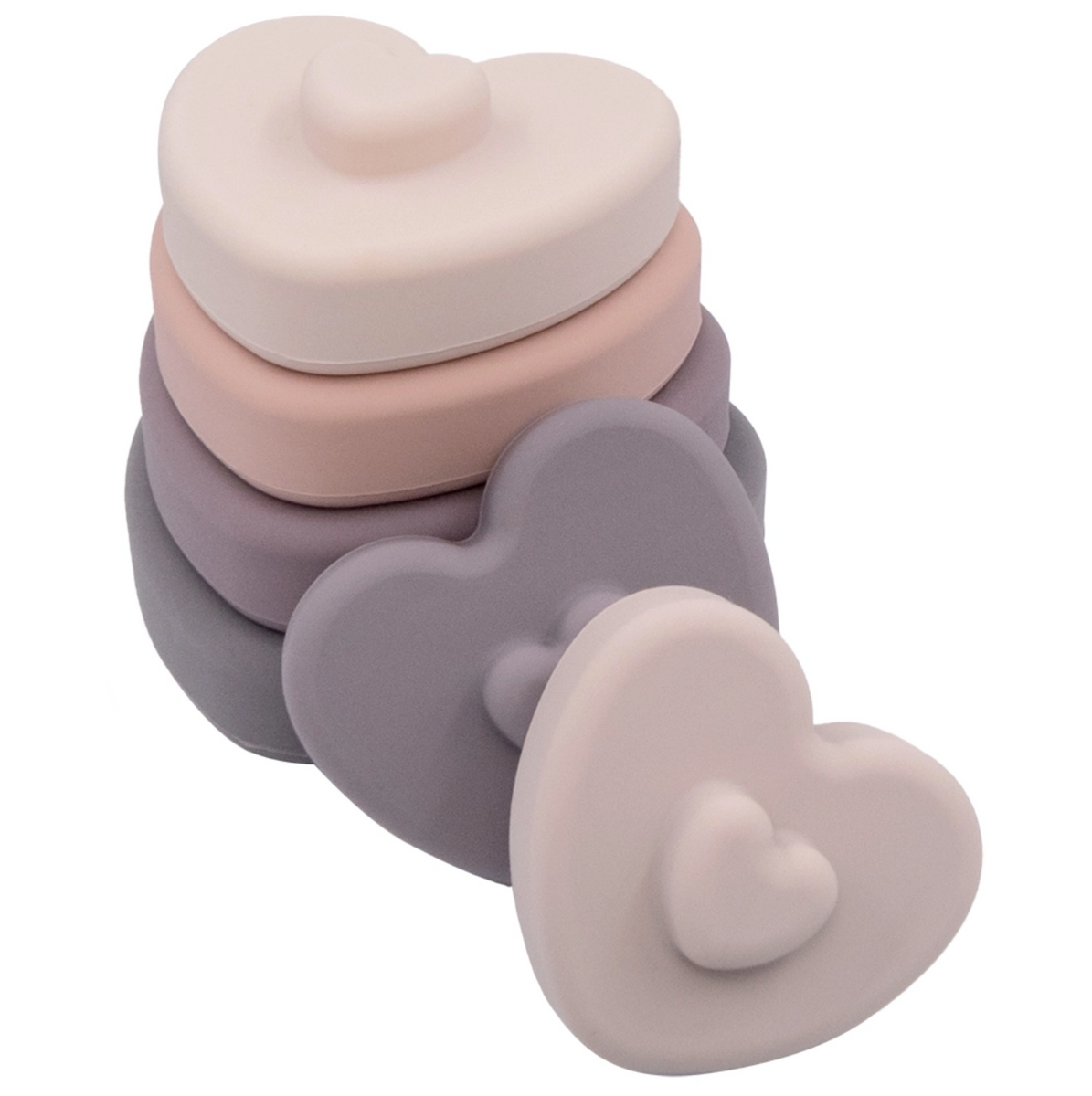 Playground Silicone Stacking Tower - Heart – Baby Care Nursery