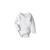 L'oved Baby Organic Long Sleeve Kimono Bodysuit - White