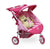 Valco Baby Mini Marathon Twin Stroller - Butterfly Pink