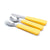 We Might Be Tiny Toddler Feedie Cutlery Set - Yellow