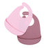 We Might Be Tiny Catchie Bibs - 2 Pack - Dusty Rose + Powder Pink
