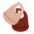 We Might Be Tiny Catchie Bibs - 2 Pack - Rust + Beige