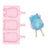 We Might Be Tiny Frosties Icy Pole Moulds - Powder Pink