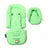 VeeBee Allsort Seat Pad & Head Hugger - Green Apple