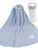 Little Bonbon Baby Shawl Lattice Knit - Powder Blue