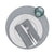We Might Be Tiny Round Placie™ - Grey