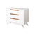 Grotime Retro 3 Drawer Chest - White