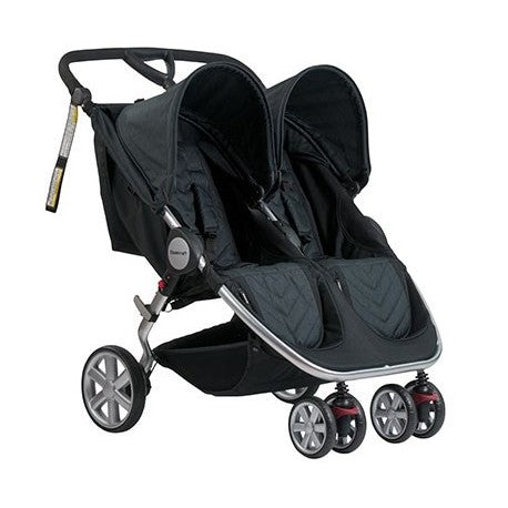 Steelcraft Agile Twin Stroller Black Linen - Main Image
