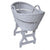 Wicker & Loom Florence Bassinet and Stand - Peacon
