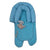 Babyhood 2 in 1 Head Support - Turquise & Turquise Stripe